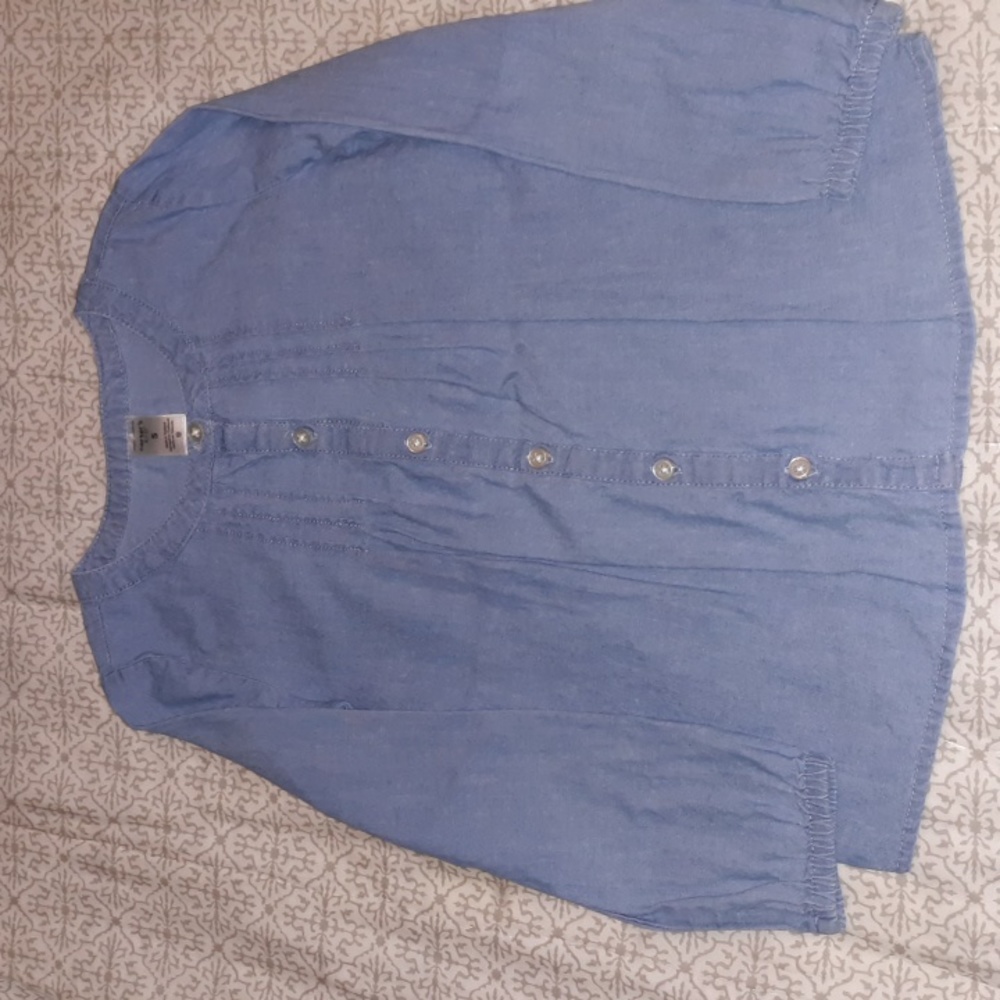 Long Sleeve Denim Shirt Size 5